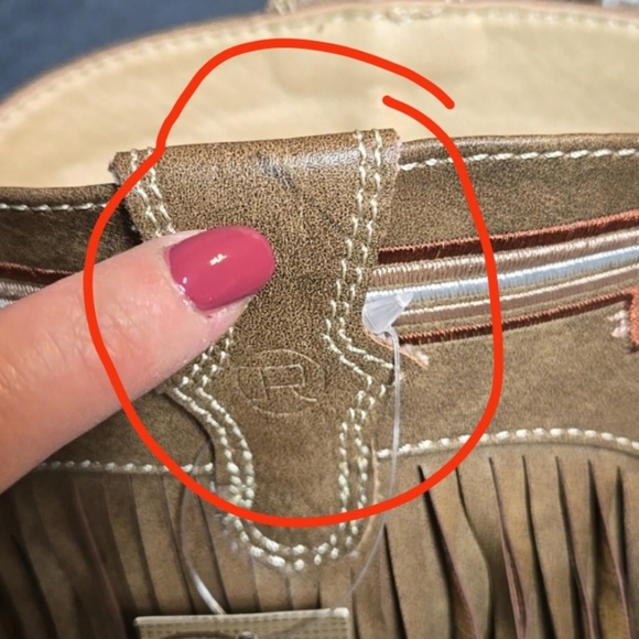 Women's ROPER Brown Fringe Western Boots SIZE 6 - Picture 17 of 17